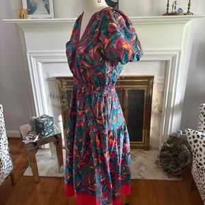 Tropical print boutique  dress